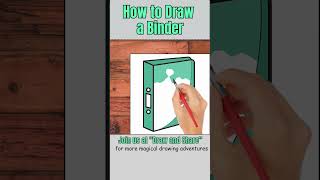 How to Draw a Binder Shorts🍦  Easy Back to School Drawing [upl. by Hands]