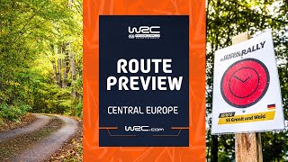 Route Preview  WRC Central European Rally 2024 [upl. by Wilden]