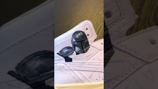 Custom painting shoes milliondollarbaby starwars art artshorts painting  shorts [upl. by Yssirhc]