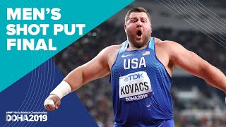 Mens Shot Put Final  World Athletics Championships Doha 2019 [upl. by Walczak919]