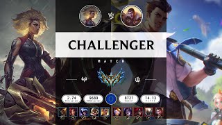 Challenger Match Super Rell vs Super Jayce  EUW server Patch 1413 [upl. by Ibson]