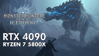 RTX 4090  SAVAGE DEVILJHO  MONSTER HUNTER WORLD ICEBORNE  4K  No DLSS Max [upl. by Hube]