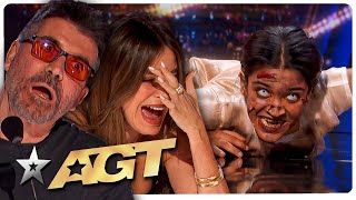 SCARY Auditions from Americas Got Talent 2024 that SPOOKED The Judges [upl. by Rehpotsirhk]