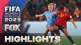 Spain vs England Highlights  2023 FIFA Womens World Cup Final [upl. by Damle]