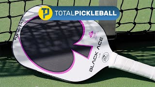 ProKennex Daniel De La Rosa Black Ace Paddle Review extended handle for power plus access to spin [upl. by Porush]