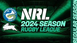 PARRAMATTA EELS v SOUTH SYDNEY RABBITOHS NRL team list h2h where to watch live rugby preview [upl. by Adev]