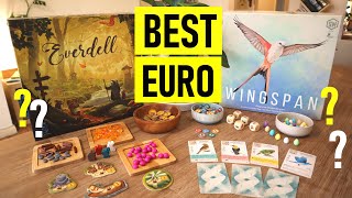 WINGSPAN vs EVERDELL  Best Gateway Euro Board Game [upl. by Ierdna633]