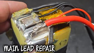 What I Used To solderRepair Lipo Tabs On a Damaged Lipo Battery [upl. by Aenat268]