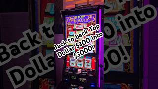 Double Top Dollar How to turn 300 into 3000 slots jackpot slot gambling casinos casino [upl. by Jonina]