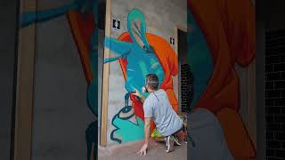 🎥kueioart graffiti art [upl. by Attlee]