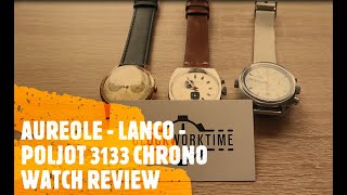 MOST UNDERRATED LEGENDARY CHRONOGRAPH WATCHES EVER  AUREOLE LANCO POLJOT 3133 REVIEW [upl. by Retlaw]