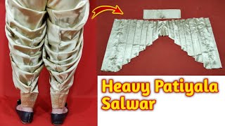 Patiala Salwar Cutting And Stitching Tutorial In Hindi Sapna Choudhary Salwar Punjabi Salwar DIY [upl. by Lamoree]