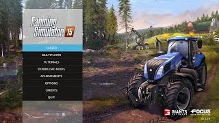 Farming Simulator 2015 tutorial PC gameplay [upl. by Bittner]