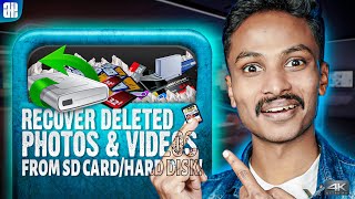 How to Recover Deleted Photos and Videos from SD CardHard Disk ✅ [upl. by Llertal]