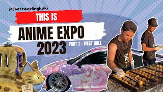 Anime Expo 2023 l West Hall Tour Experience l LA Convention Center [upl. by Metts200]