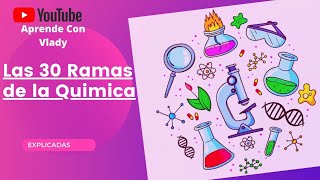 Las 30 Ramas de la Química Explicadas APRENDE Suscribete Comparte Dale Like Educación [upl. by Aitrop]