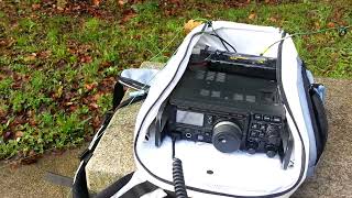 Yaesu FT897D with internal LDG YT100 antenna tuner [upl. by Jammie]