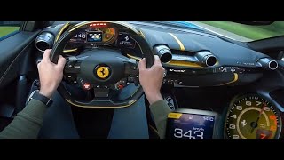 Ferrari 812 Superfast Acceleration 0360 Kmh ferrari 812superfast acceleration topspeed luxury [upl. by Ing]