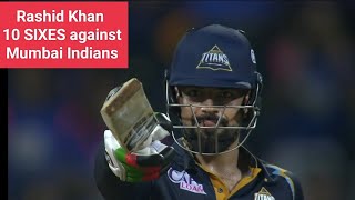 Rashid Khan 10 Sixes against Mumbai Indians  IPL 2023 Full highlights  MI vs GT SETIndia [upl. by Kristy]