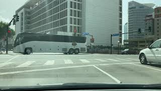 Downtown Dallas Texas and Love Field Airport  Driving Video [upl. by Ynnor]