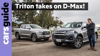 Mitsubishi Triton vs Isuzu DMax 2025 comparison review The best dualcab pickup for tradies is [upl. by Frendel]