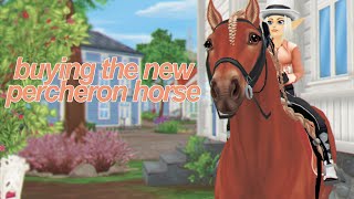 Buying the NEW Percheron Horse┃Star Stable Online [upl. by Dauf]