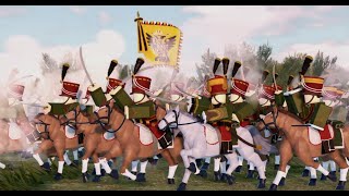 Roblox Napoleonic Wars  Hussars v Saxon Cavalry [upl. by Nehpets]