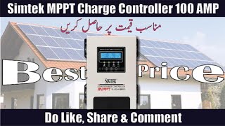 Simtek 100 AMP MPPT Charge Controller [upl. by Atokad]