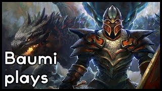 Dota 2  SNOWBALL DRAGON  Baumi plays Dragon Knight [upl. by Ahseiyt29]