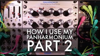 How I use my Rossum Panharmonium Part 2  Freq amp Octave Knobs Crossfading Waveforms and Spectra [upl. by Andrea609]