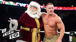 Christmas chaos WWE Top 10 Dec 25 2017 [upl. by Roberts658]