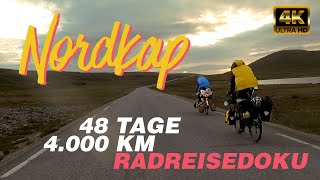 Nordkap  4000km mit dem Fahrrad Doku [upl. by Etnoid]