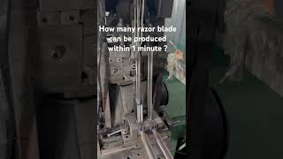 How many razor blade can be produced within 1 minute  haward razor hawardrazor [upl. by Froehlich]