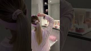 Stay At Home Girl✨💕l  Hair Care Routine selfcare aesthetic girlbathroom hairstyle grwm [upl. by Adnerol]