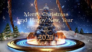 MerryChristmas amp HappyNewYear 2024🔔🎄🎅🎶Christmas 3D Animation Card 🔔🎄🎅🎊☃️🎶 [upl. by Genie960]