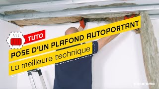 Comment poser un plafond autoportant facilement   Bricorama [upl. by Betteanne]