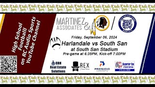 Football Harlandale vs South San at South San Stadium 090624 [upl. by Katushka]