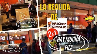 Wow Las Donas 🍩 Al 2x1 Así El Ambiente en Santa Ana Mister Donut 🍩 [upl. by Anerehs]