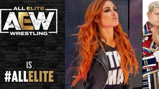 ¡OFICIAL firma en AEW Becky Lynch REGRESO al ring Cody habla de AEW [upl. by Eelarol]