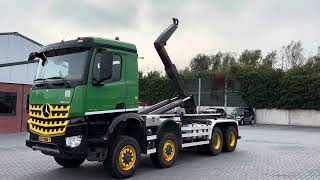 Mercedes Arocs 4142 8 x 8 Hooksystem [upl. by Aihsoj121]