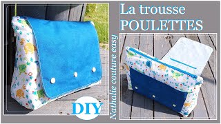 DIY la trousse poulettes by Nathalie couture easy [upl. by Dnalloh]