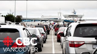 Longer than usual wait times expected for BC Ferries longweekend travellers [upl. by Rutger]