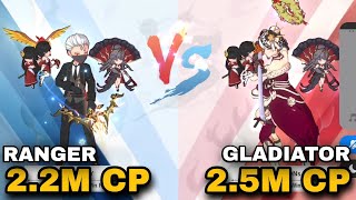 The Legend of Neverland 22 Million CP vs 25 Million CP RANGER vs GLADIATOR [upl. by Gitt]