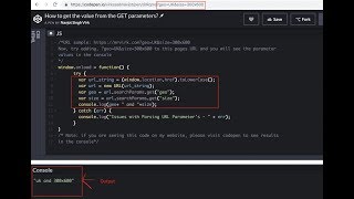 Get URL Parameter Values from Query String in Javascript  Step by Step Guide [upl. by Ardnaxila]