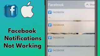 How To Fix Facebook Notifications Not Working Not Showing On iPhone iOS 17 2024 [upl. by Alfi867]