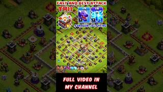 Easy and Best TH11 Attack strategy clashofclans coc th11 th11attack th11base [upl. by Ardella]