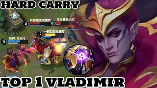 Wild Rift Vladimir  Top 1 Vladimir Gameplay Rank Challenger [upl. by Danelle]