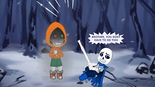 UNDERSWAP  TSSwap react to DustTrust Part 1 Papyrus Encounter [upl. by Repsihw211]