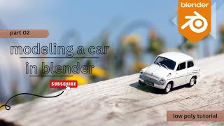 Modeling a Low Poly Car in Blender  Part 02  Texturing Tutorial for Beginners [upl. by Boyer843]