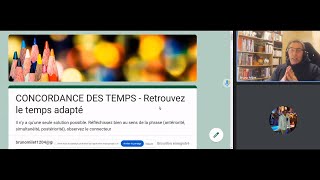 CONCORDANCE DES TEMPS CORRECTION DU TEST EN LIGNE  PHRASES 1 À 10  Lien du test sous la vidéo [upl. by Bullock173]